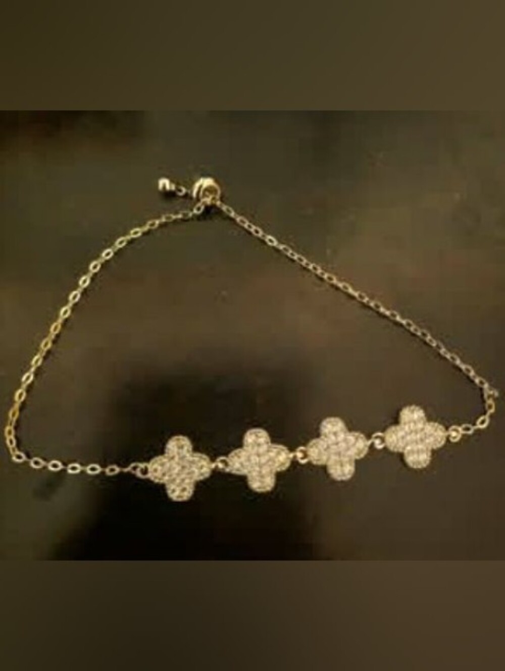 Silver Clover Bracelet